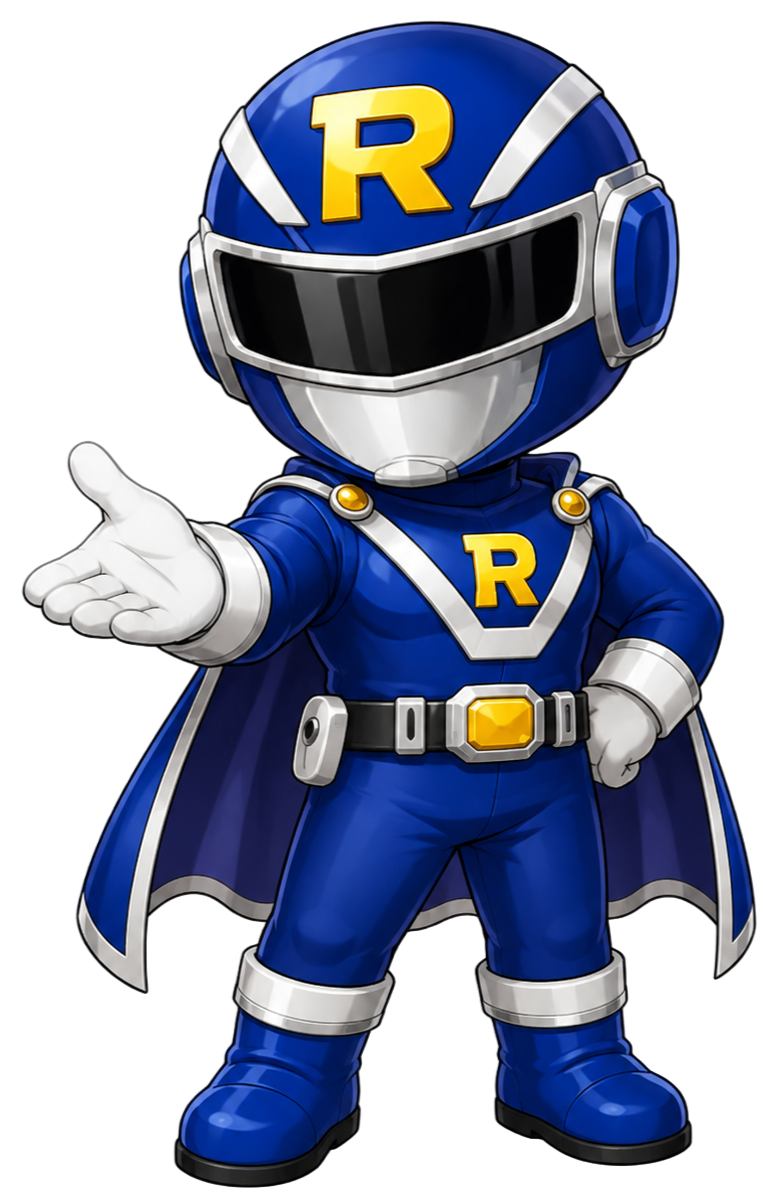 カジュアル面談について案内する青のレベニューレンジャー